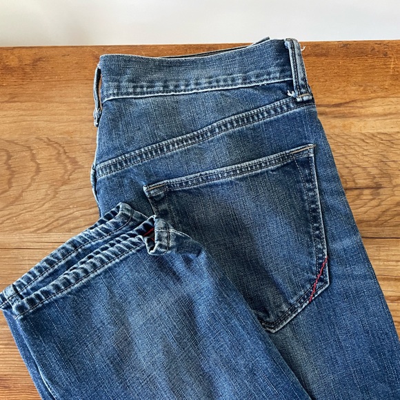 Banana Republic Jeans Men’s 32x32 Blue Slim Fit Medium Wash Denim Straight Leg - Picture 1 of 8